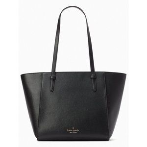 New Kate Spade Becca Saffiano Tote Black